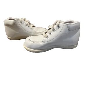 Stride Rite Boots Toddler Shoes White Leather Size 6 PARKER II Lace up Walker